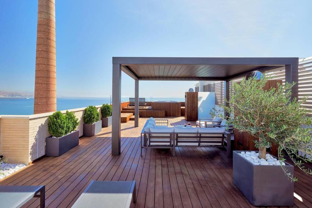 D&R Penthouse On The Beach Apartment มาลากา ภายนอก รูปภาพ