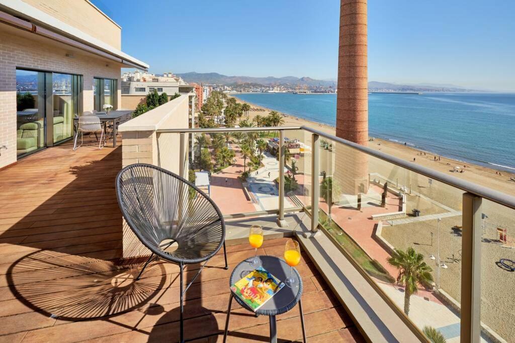 D&R Penthouse On The Beach Apartment มาลากา ภายนอก รูปภาพ