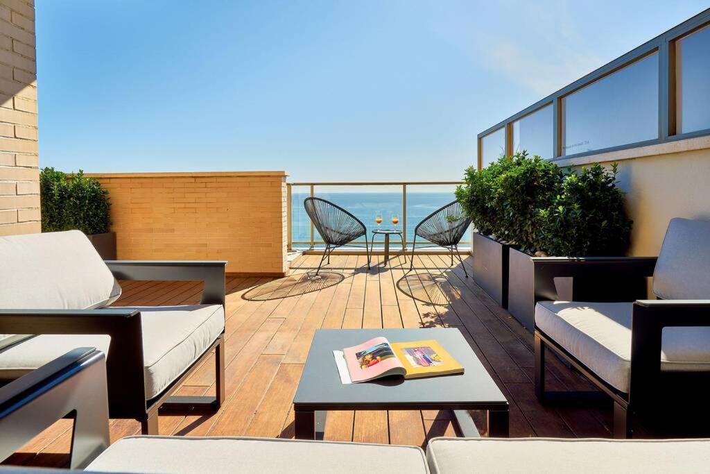 D&R Penthouse On The Beach Apartment มาลากา ภายนอก รูปภาพ