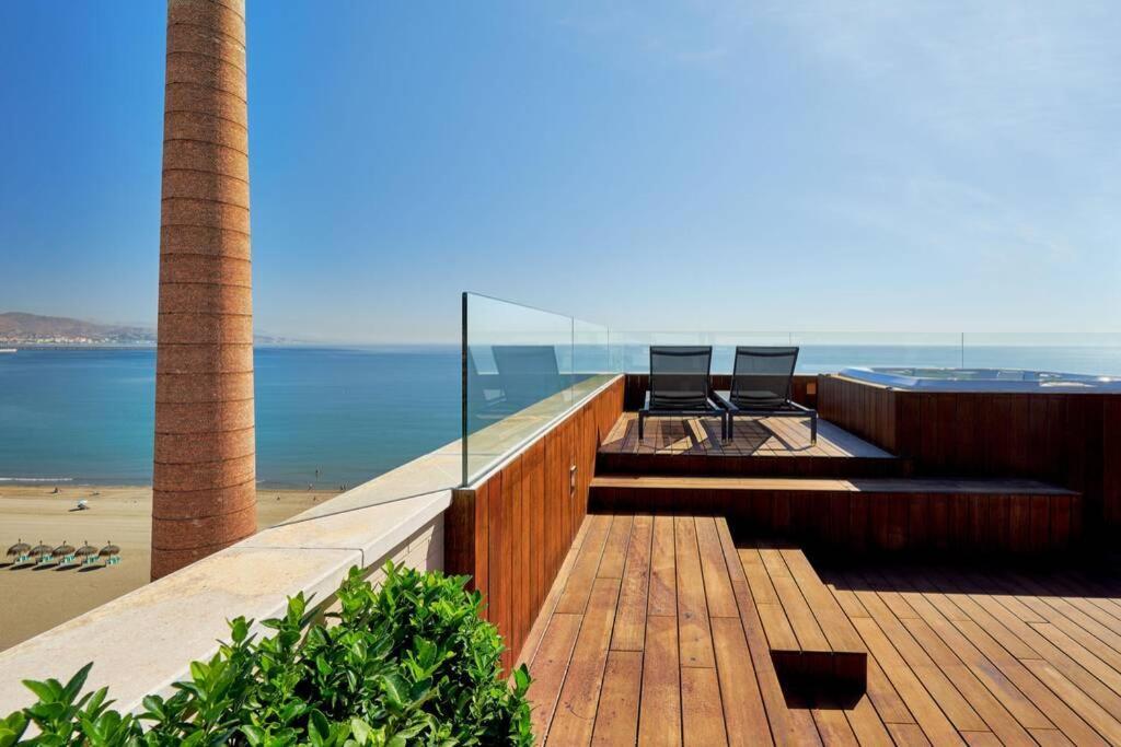 D&R Penthouse On The Beach Apartment มาลากา ภายนอก รูปภาพ