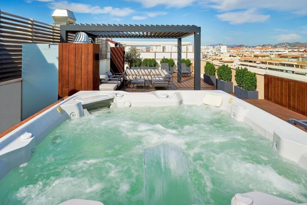 D&R Penthouse On The Beach Apartment มาลากา ภายนอก รูปภาพ