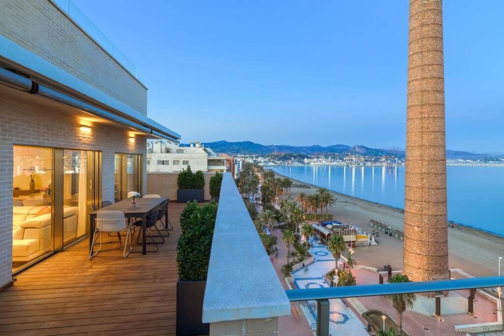 D&R Penthouse On The Beach Apartment มาลากา ภายนอก รูปภาพ
